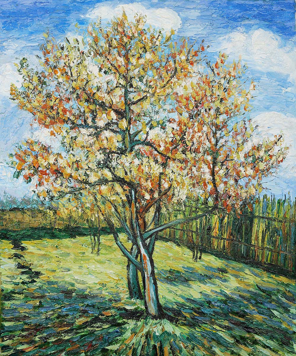 Pink Peach Tree in Blossom by Vincent Van Gogh
